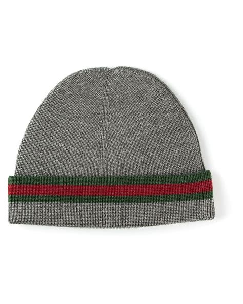 grey gucci beanie|gucci classic beanie.